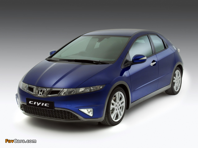 Honda Civic Hatchback UK-spec (FN) 2008–10 wallpapers (640 x 480)