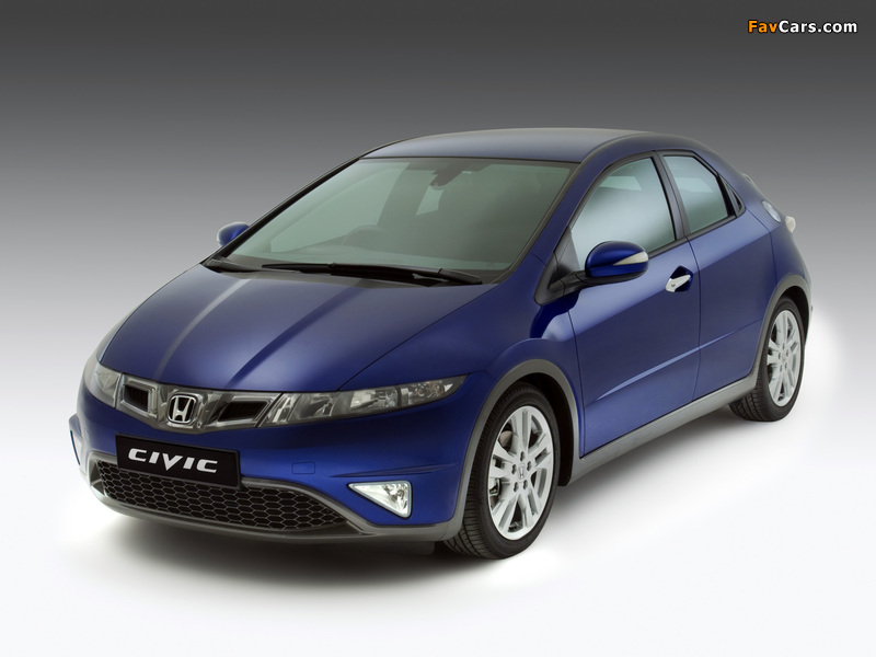 Honda Civic Hatchback UK-spec (FN) 2008–10 wallpapers (800 x 600)