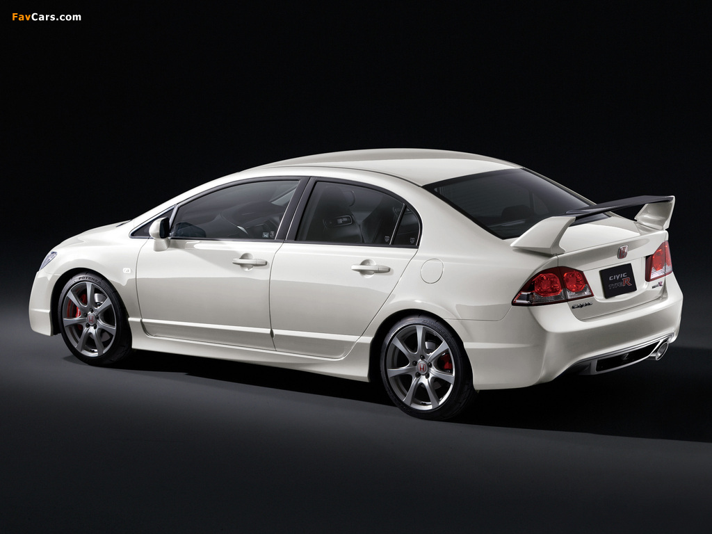 Honda Civic Type-R Sedan (FD2) 2008–10 wallpapers (1024 x 768)