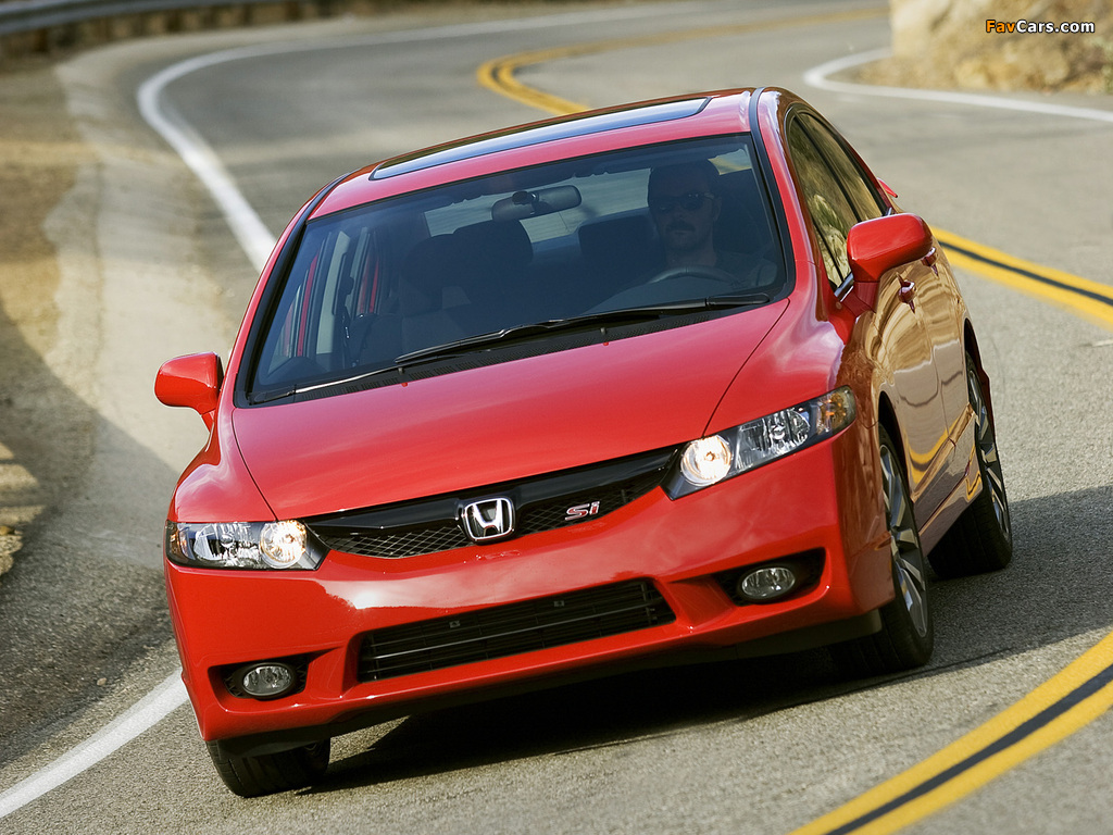 Honda Civic Si Sedan 2008–11 wallpapers (1024 x 768)