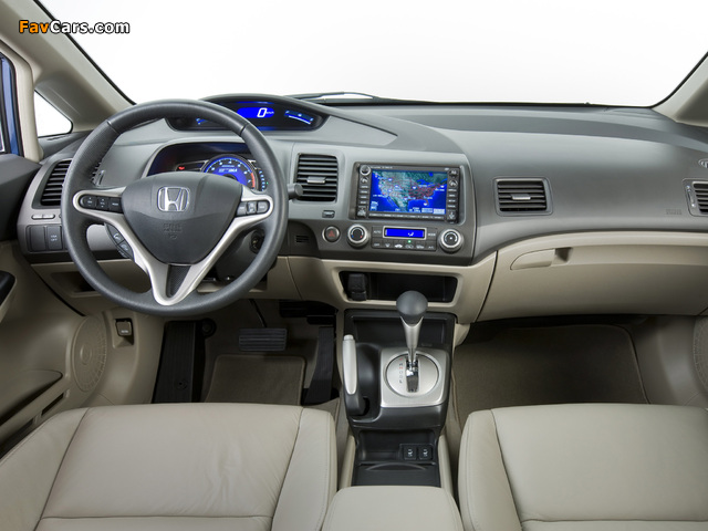 Honda Civic Hybrid US-spec 2008–11 wallpapers (640 x 480)