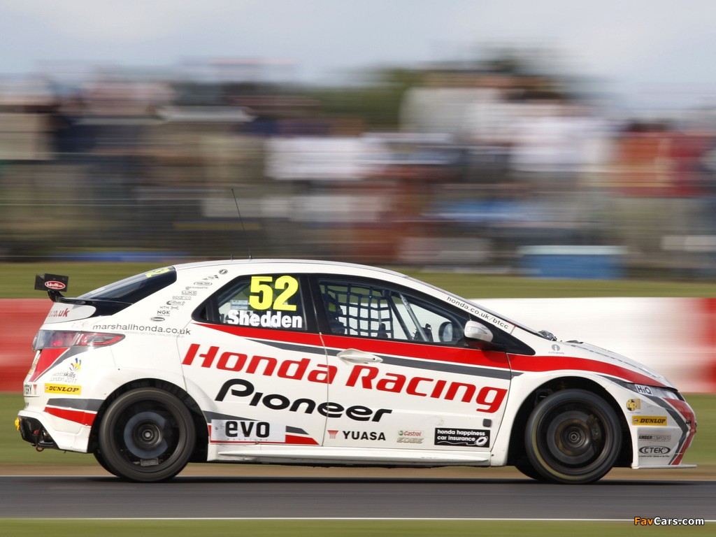 Honda Civic BTCC (FN) 2009–11 wallpapers (1024 x 768)