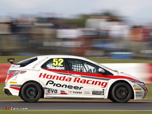 Honda Civic BTCC (FN) 2009–11 wallpapers (640 x 480)