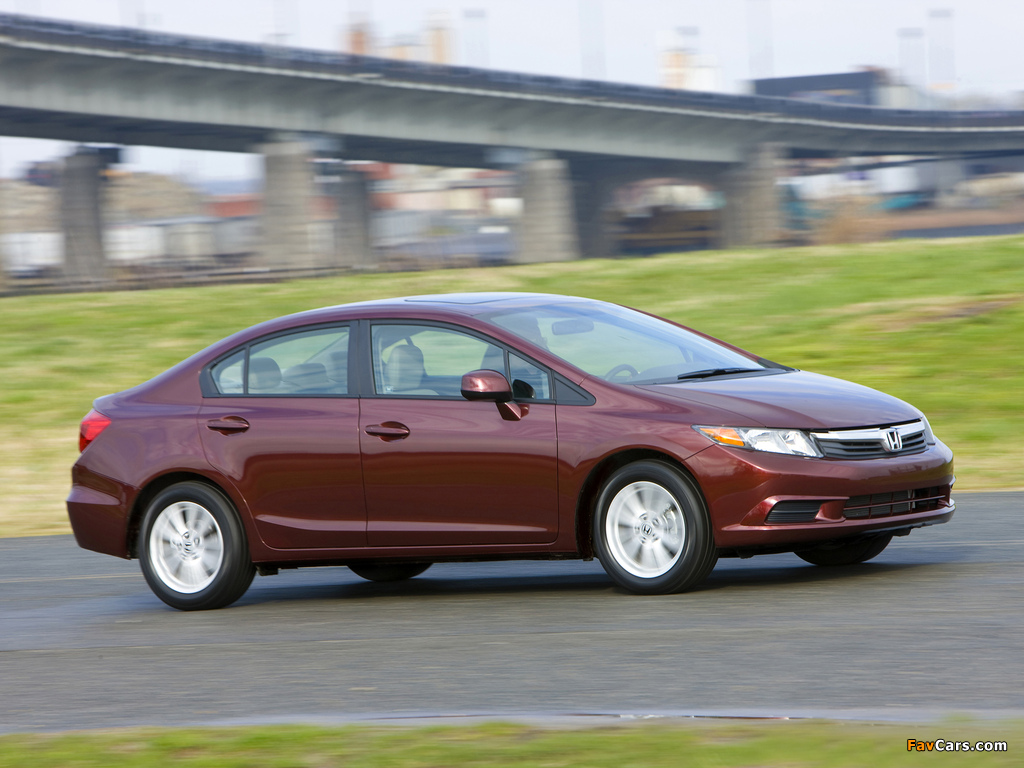 Honda Civic Sedan US-spec 2011 images (1024 x 768)