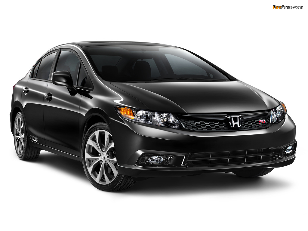Honda Civic Si Sedan 2011–12 images (1024 x 768)