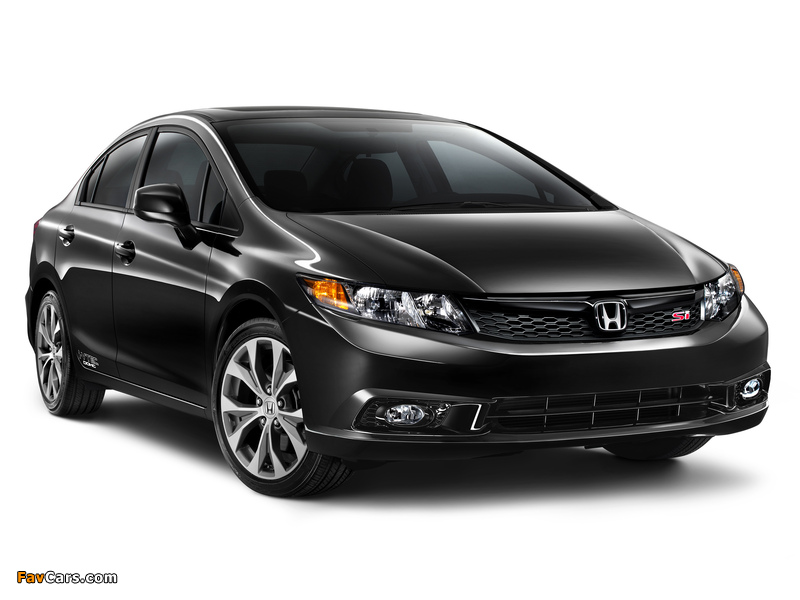 Honda Civic Si Sedan 2011–12 images (800 x 600)