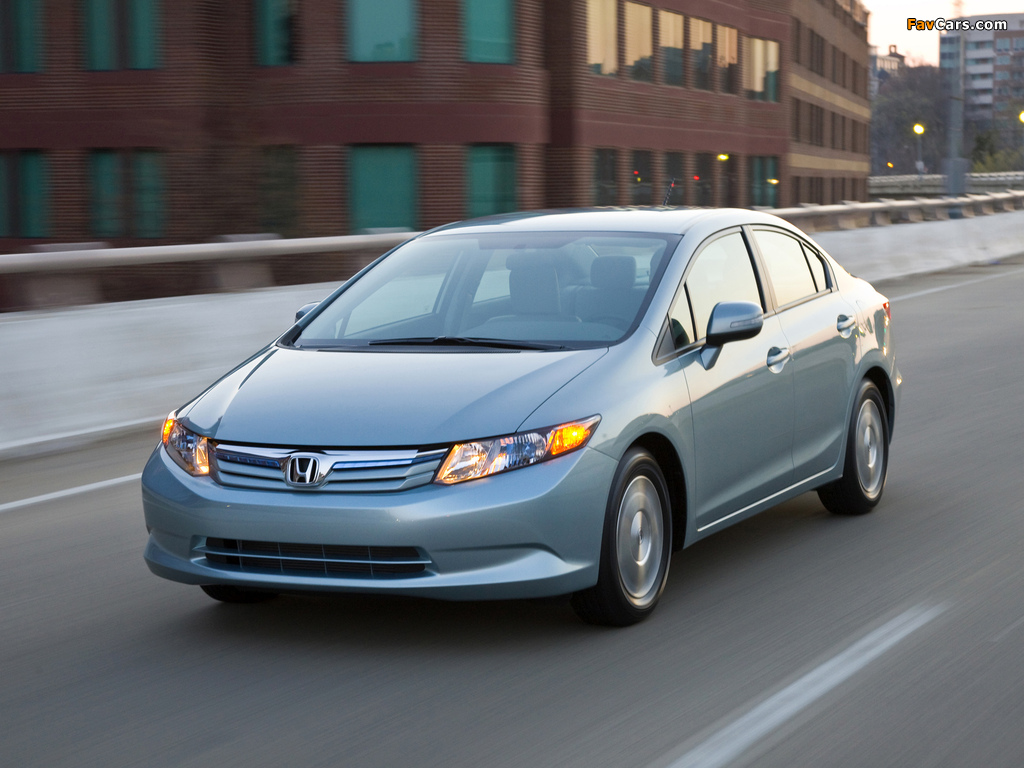 Honda Civic Hybrid US-spec 2011–12 images (1024 x 768)