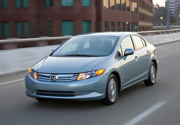 Honda Civic Hybrid US-spec 2011–12 images
