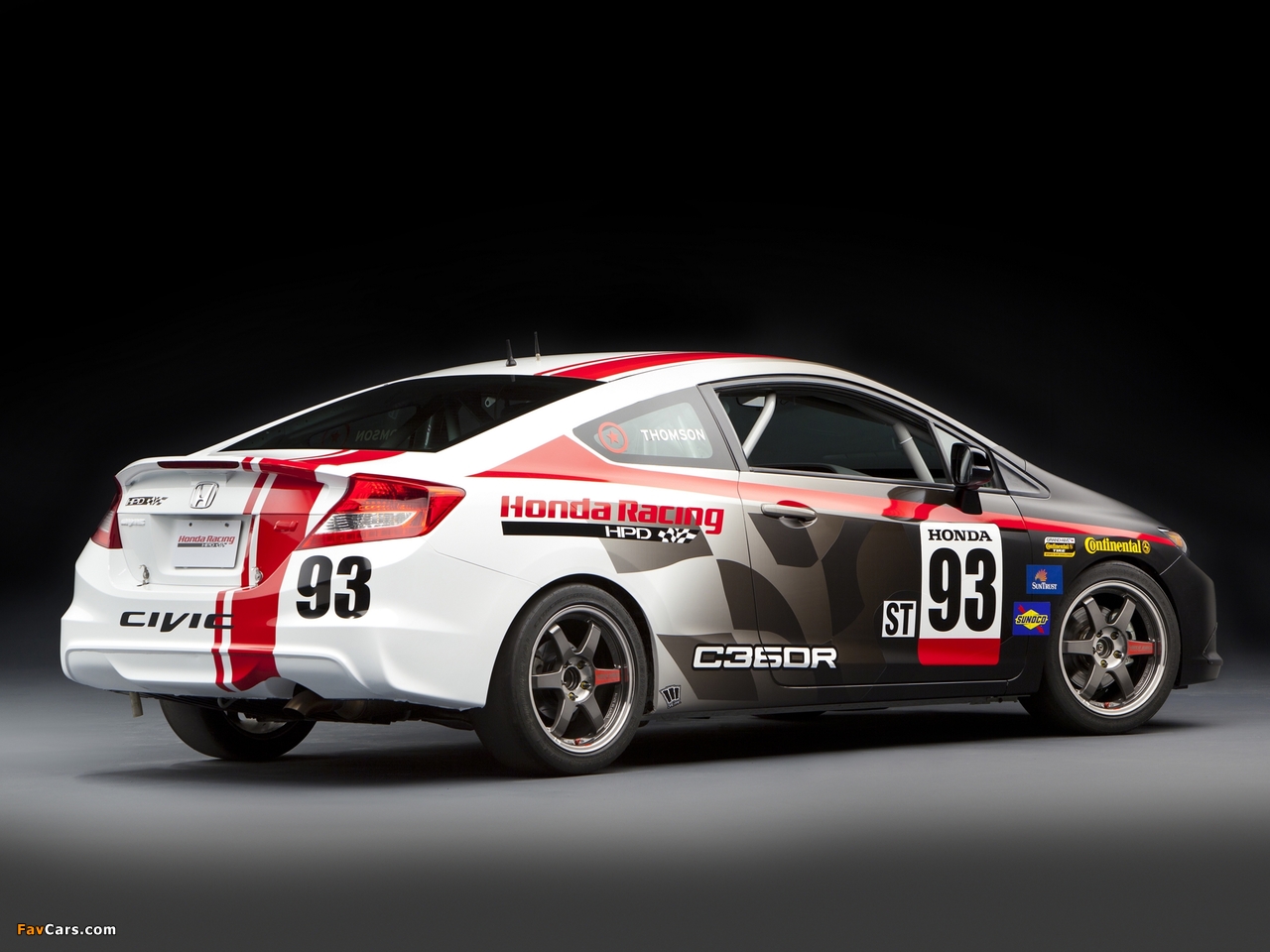 Honda Civic Si Coupe Racecar Compass 360 Racing by HPD 2011 images (1280 x 960)