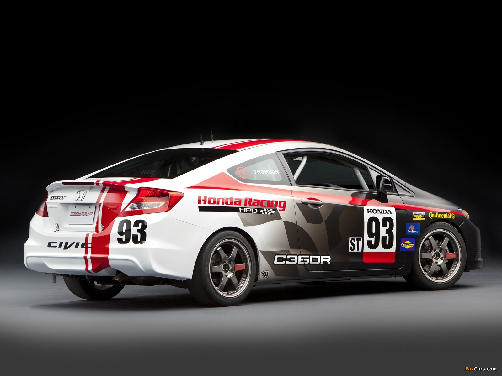 Honda Civic Si Coupe Racecar Compass 360 Racing by HPD 2011 images (1600 x 1200)