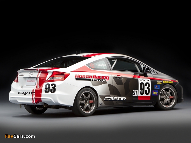 Honda Civic Si Coupe Racecar Compass 360 Racing by HPD 2011 images (640 x 480)