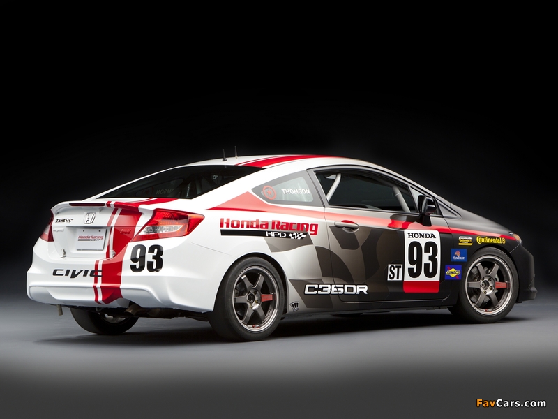 Honda Civic Si Coupe Racecar Compass 360 Racing by HPD 2011 images (800 x 600)
