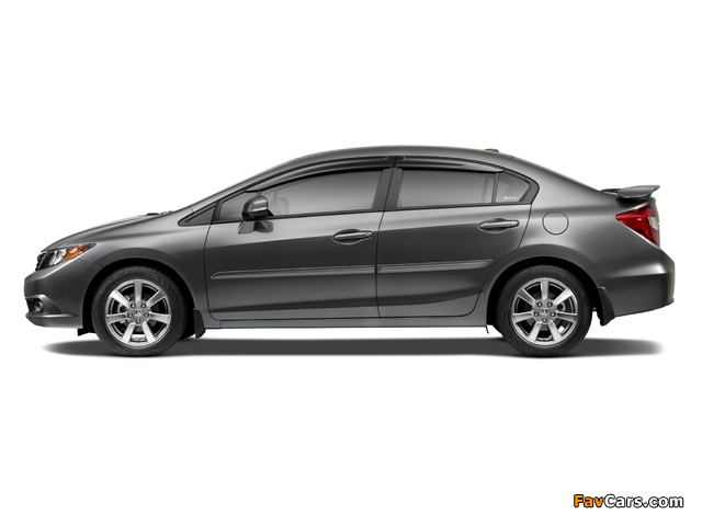 Honda Civic Si Sedan with Honda Genuine Accessories 2011–12 photos (640 x 480)