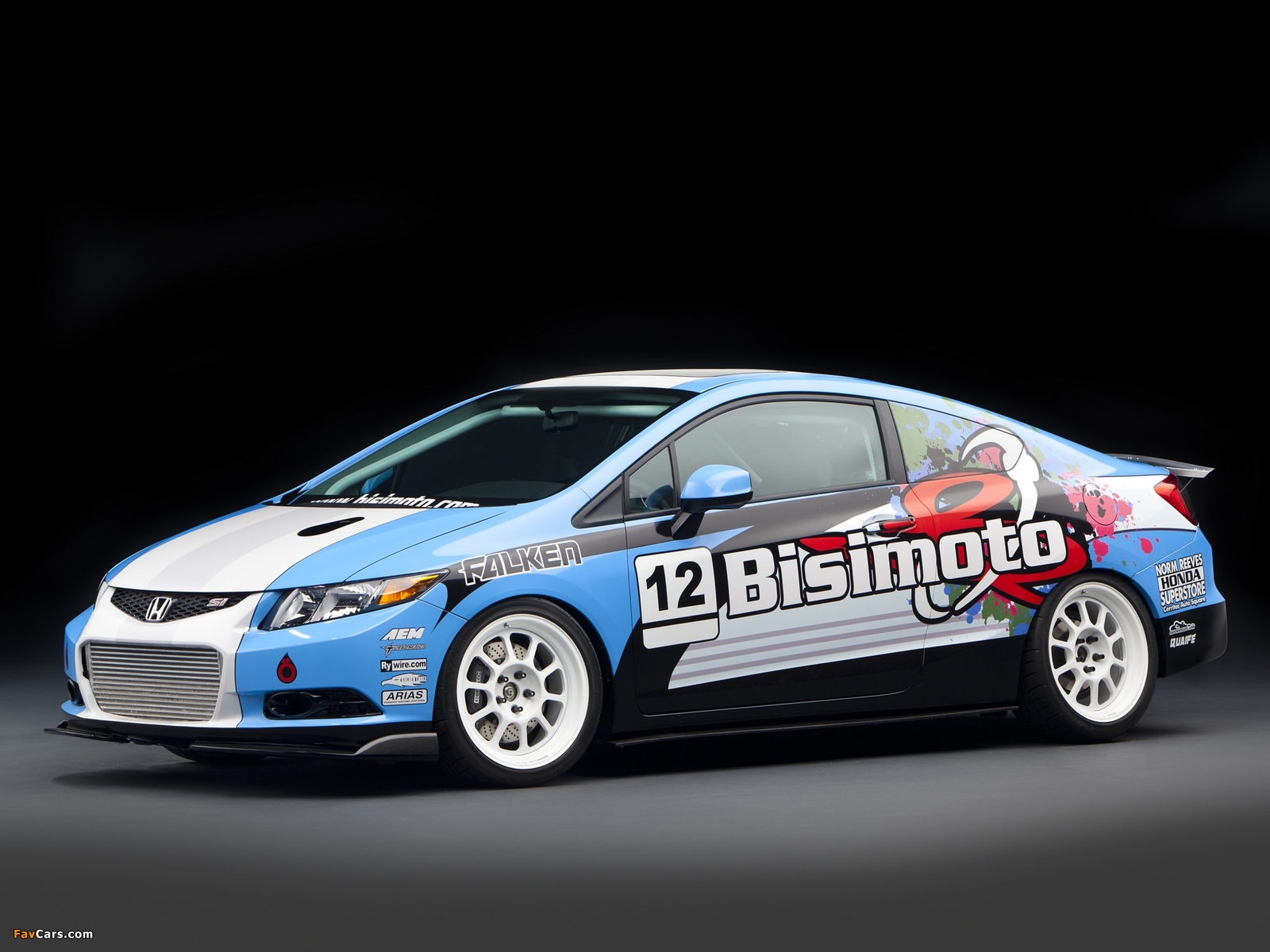 Honda Civic Si Coupe by Bisimoto Engineering 2011 photos (1600 x 1200)