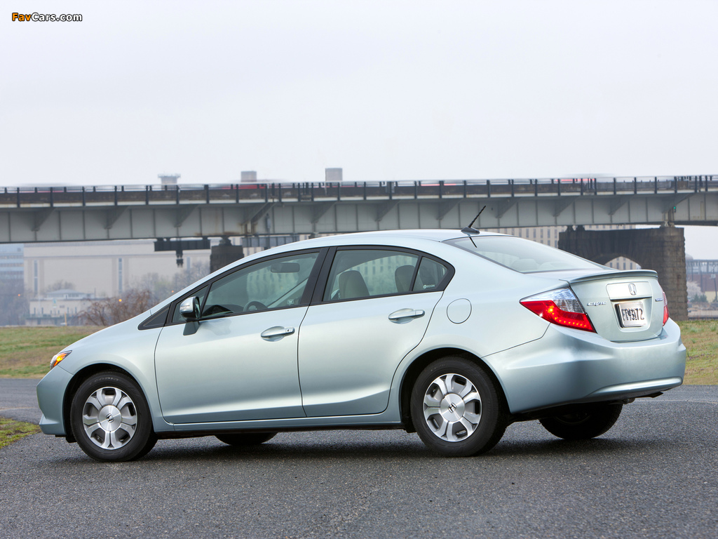Honda Civic Hybrid US-spec 2011–12 pictures (1024 x 768)