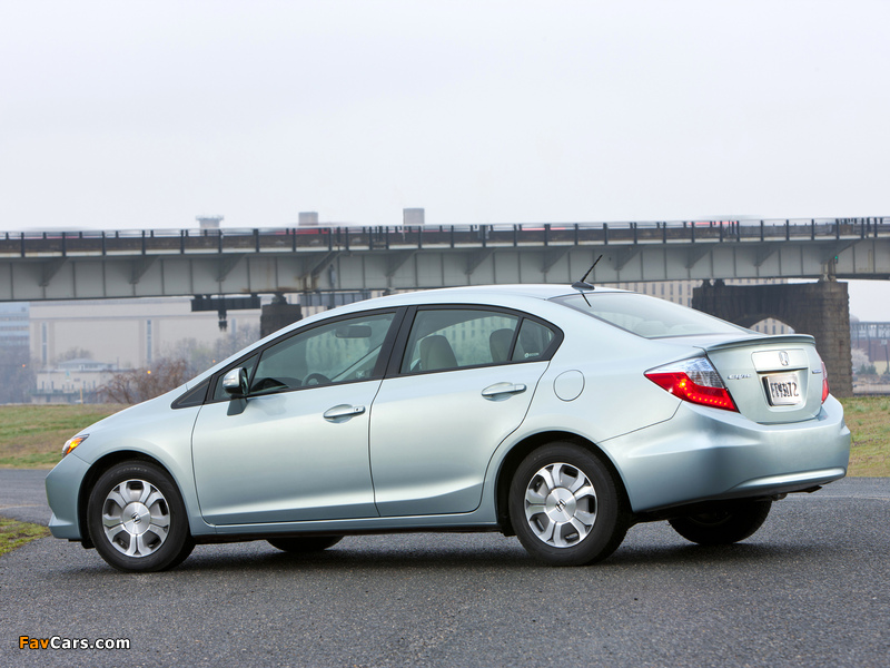 Honda Civic Hybrid US-spec 2011–12 pictures (800 x 600)