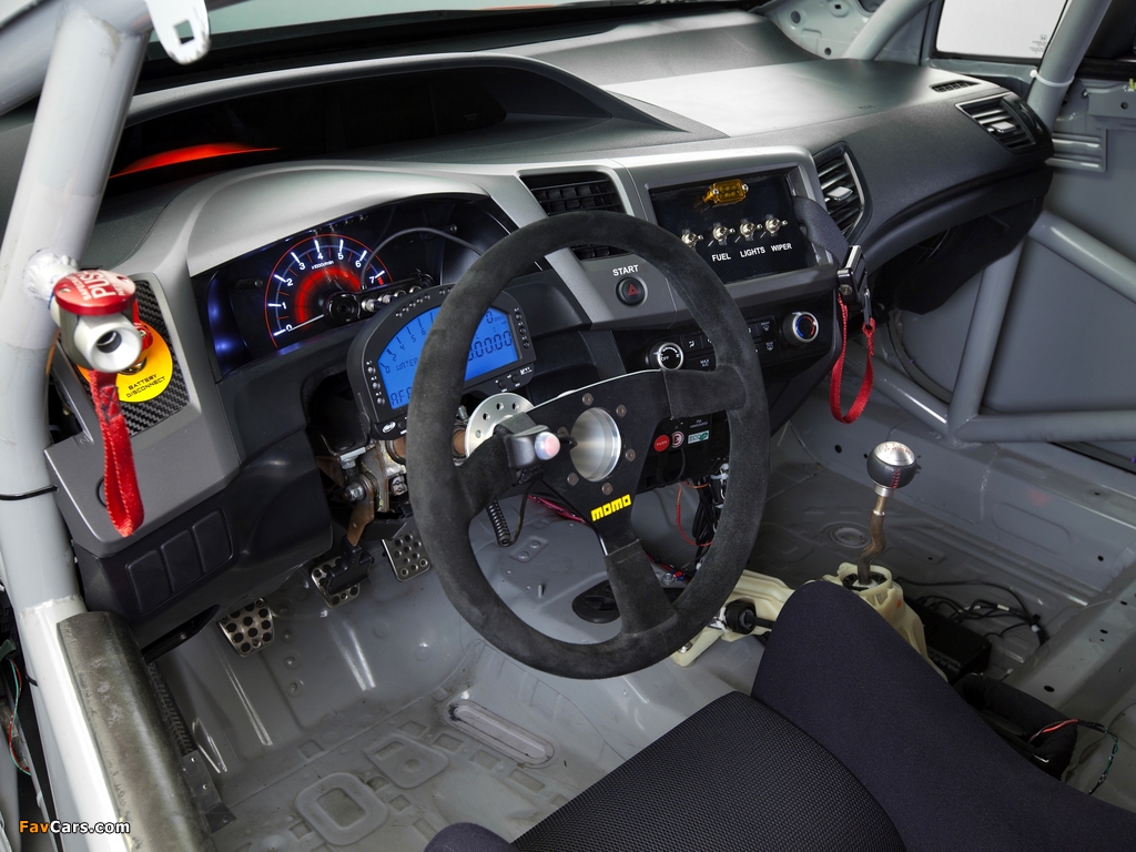 Honda Civic Si Coupe Racecar Compass 360 Racing by HPD 2011 pictures (1024 x 768)