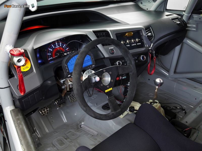 Honda Civic Si Coupe Racecar Compass 360 Racing by HPD 2011 pictures (800 x 600)