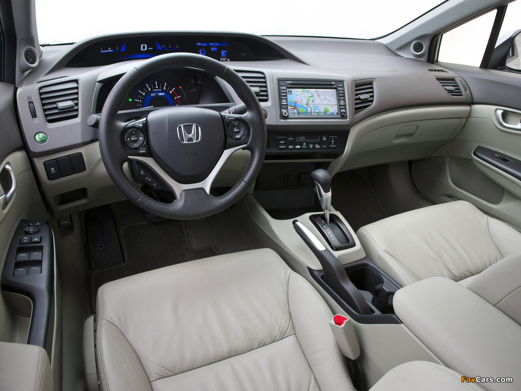 Honda Civic Hybrid US-spec 2011–12 pictures (1024 x 768)