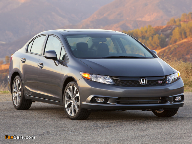 Honda Civic Si Sedan 2011–12 pictures (640 x 480)