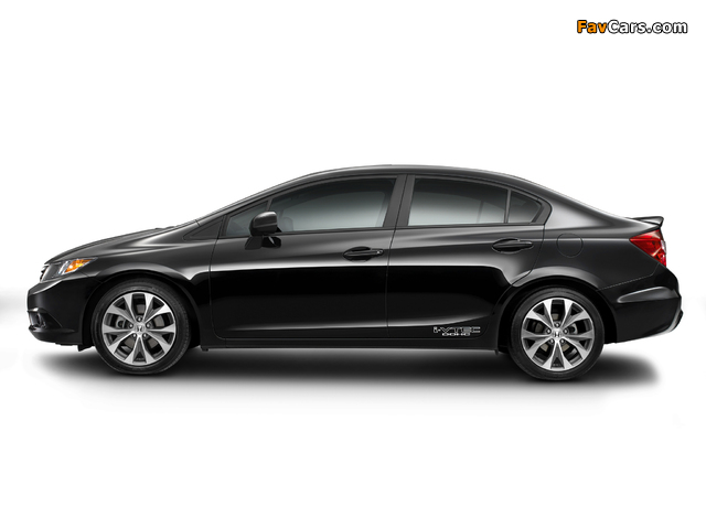 Honda Civic Si Sedan 2011–12 wallpapers (640 x 480)