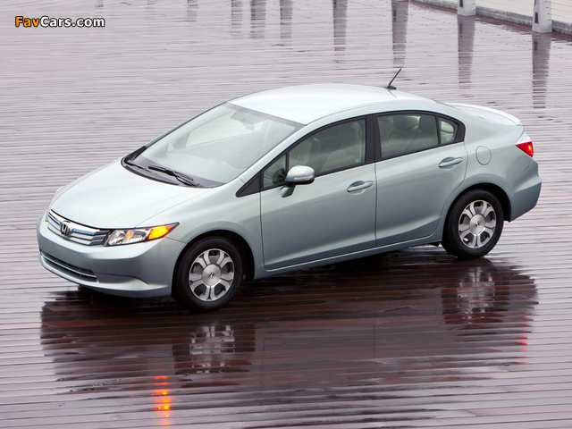 Honda Civic Hybrid US-spec 2011–12 wallpapers (640 x 480)