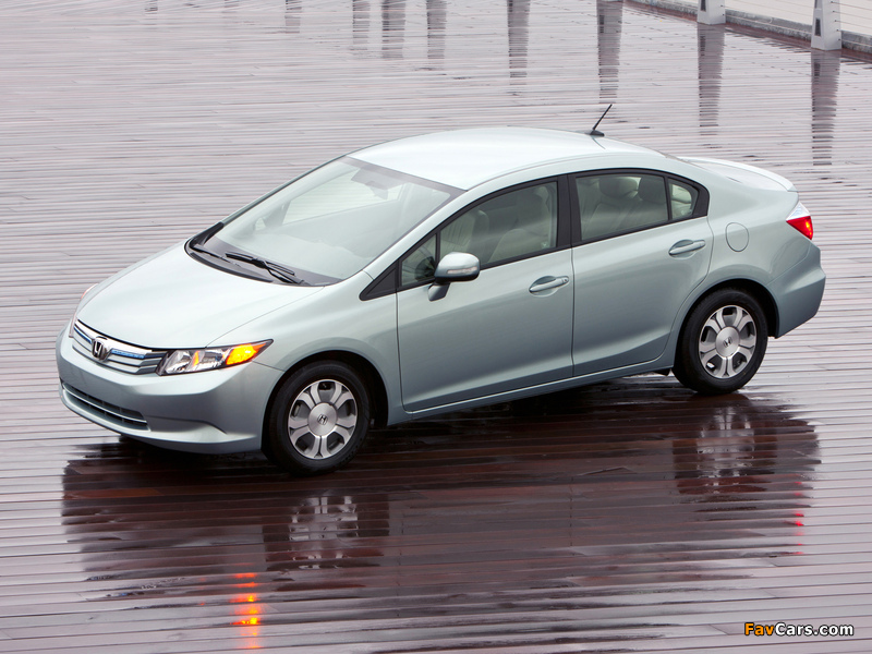 Honda Civic Hybrid US-spec 2011–12 wallpapers (800 x 600)