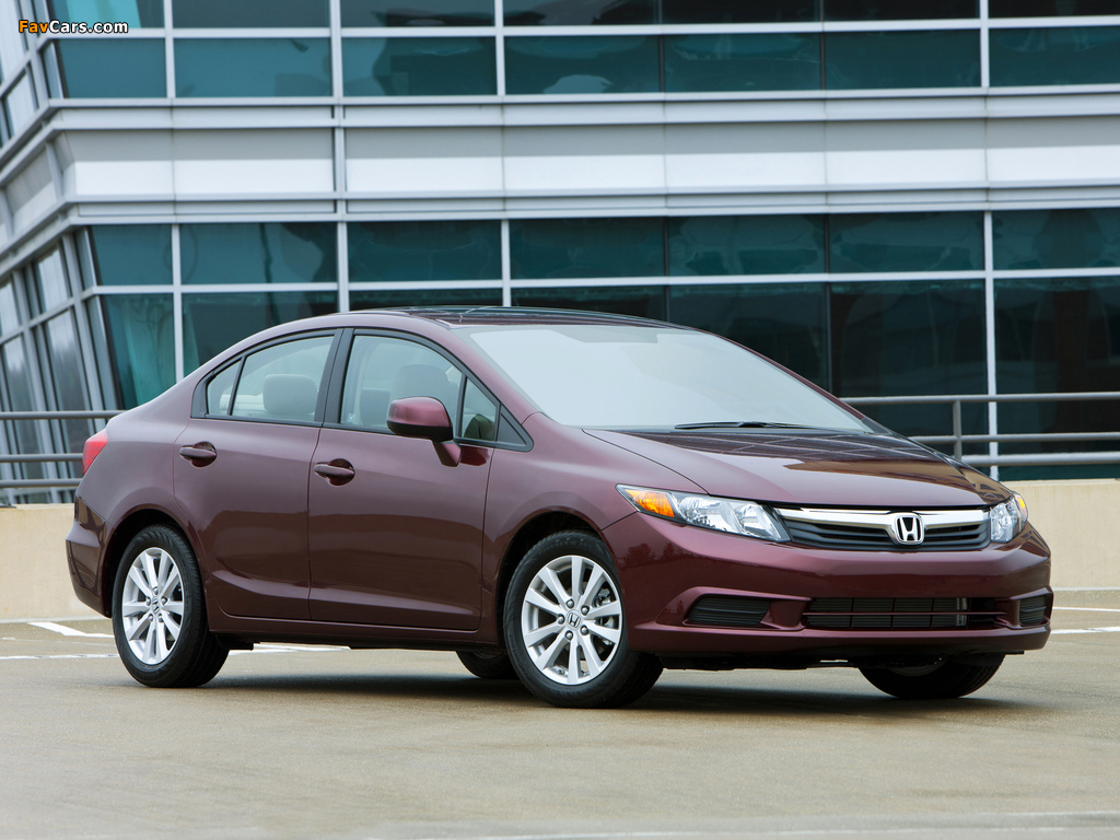 Honda Civic Sedan US-spec 2011 wallpapers (1024 x 768)