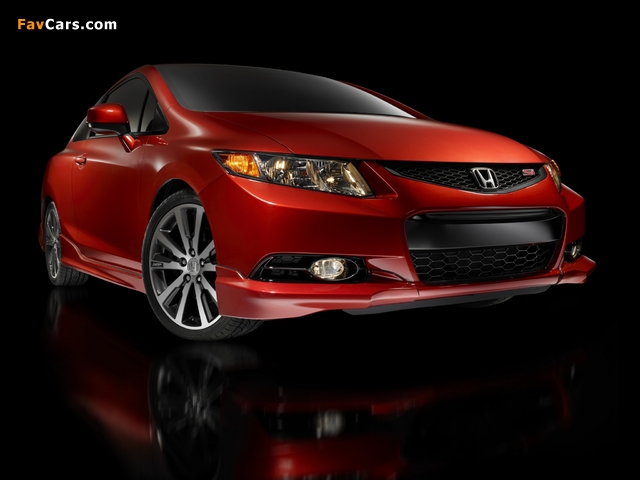 Honda Civic Si Coupe HFP Package 2011–12 wallpapers (640 x 480)