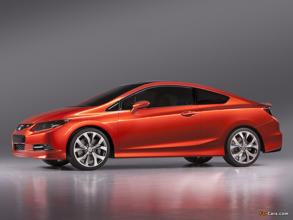 Honda Civic Si Coupe Concept 2011 wallpapers (1024 x 768)