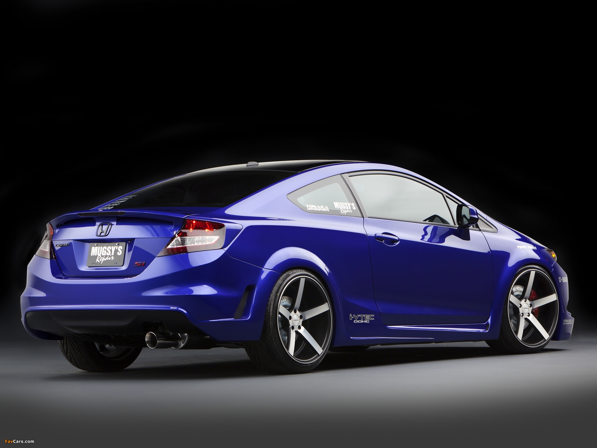 Honda Civic Si Coupe by Fox Marketing 2011 wallpapers (2048 x 1536)