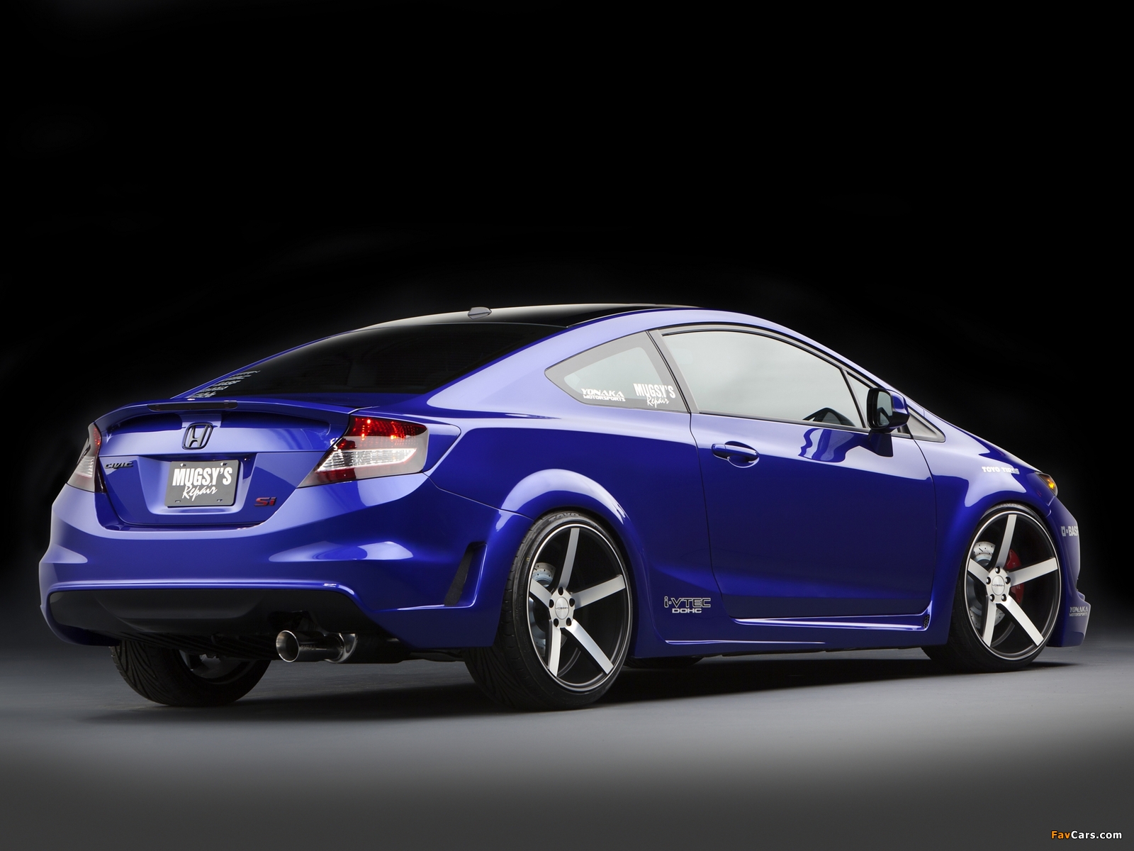 Honda Civic Si Coupe by Fox Marketing 2011 wallpapers (1600 x 1200)