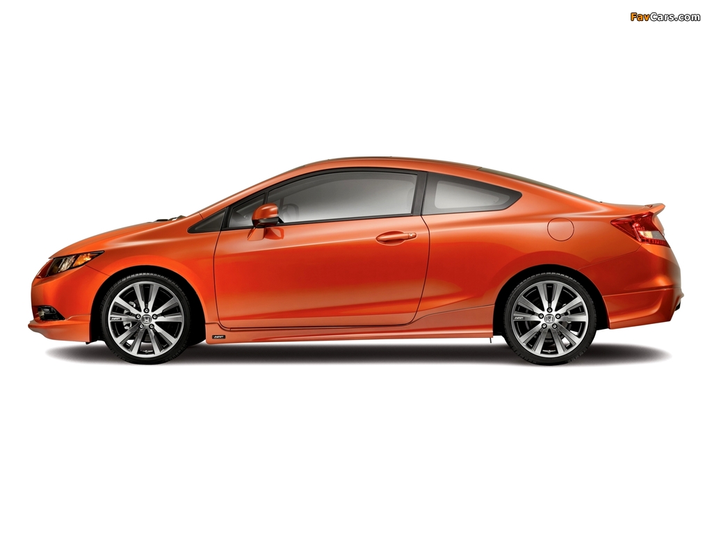 Honda Civic Si Coupe HFP Package 2011–12 wallpapers (1024 x 768)