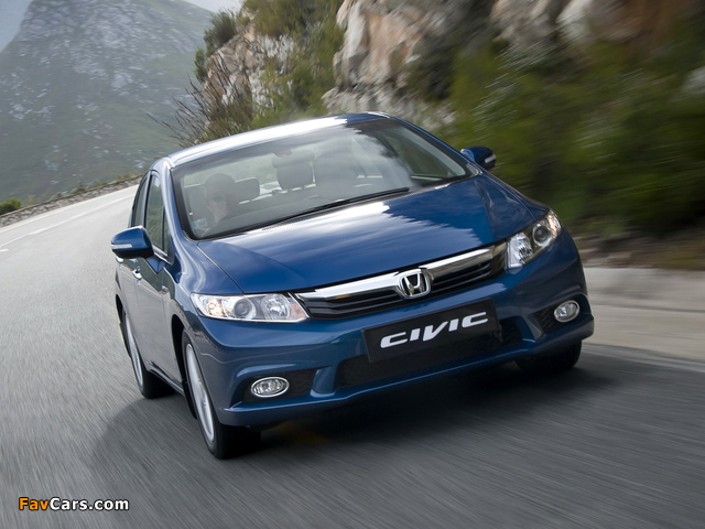Honda Civic Sedan ZA-spec 2012 photos (640 x 480)