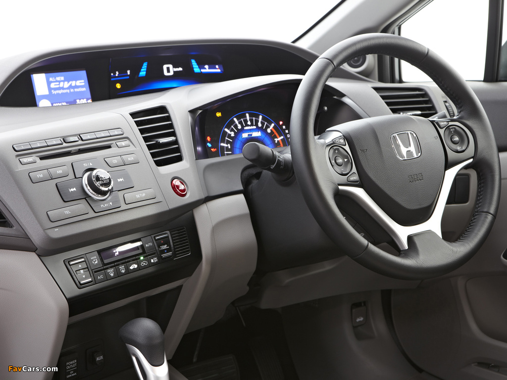 Honda Civic Hybrid AU-spec 2012 photos (1024 x 768)