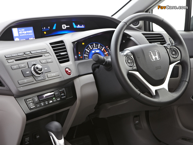 Honda Civic Hybrid AU-spec 2012 photos (640 x 480)
