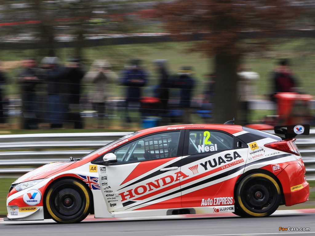 Honda Civic BTCC 2012 wallpapers (1024 x 768)