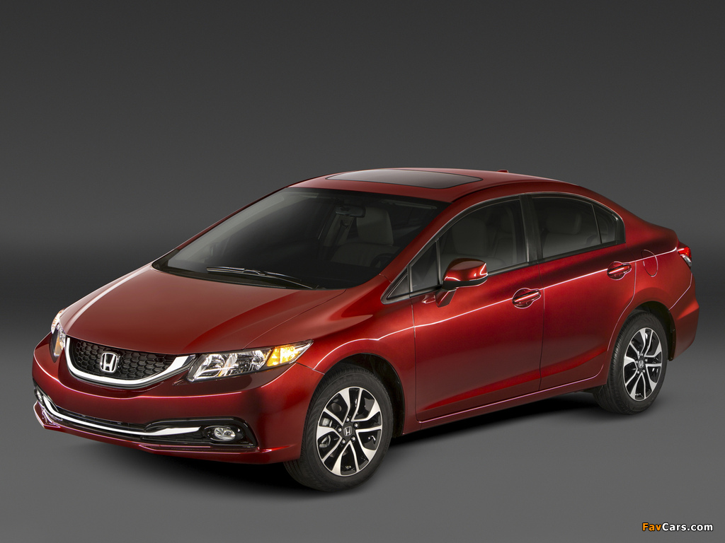 Honda Civic Sedan US-spec 2013 images (1024 x 768)