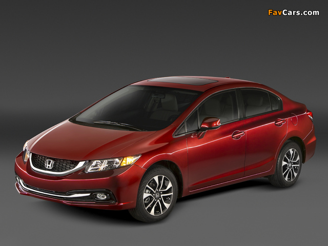 Honda Civic Sedan US-spec 2013 images (640 x 480)