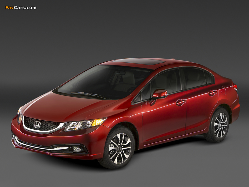 Honda Civic Sedan US-spec 2013 images (800 x 600)