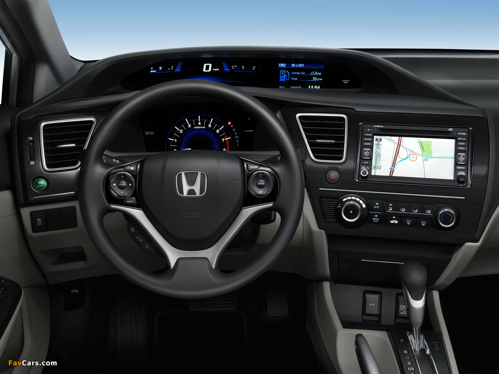 Honda Civic CNG 2013 images (1024 x 768)