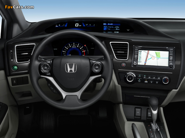 Honda Civic CNG 2013 images (640 x 480)