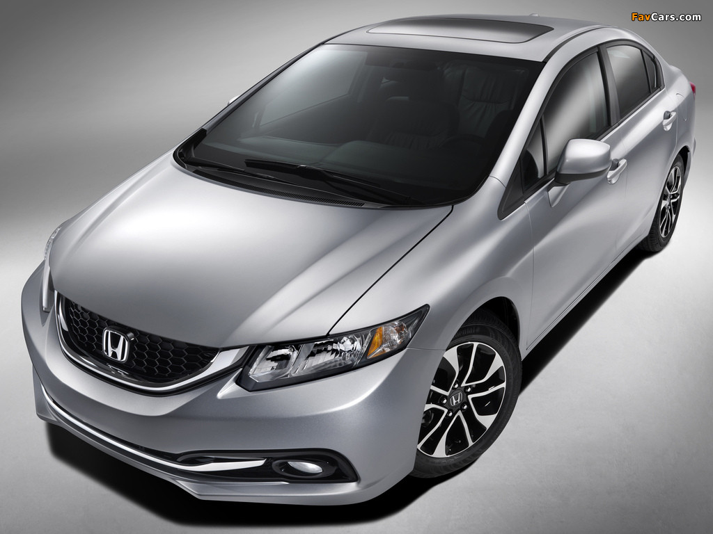Honda Civic Sedan US-spec 2013 images (1024 x 768)