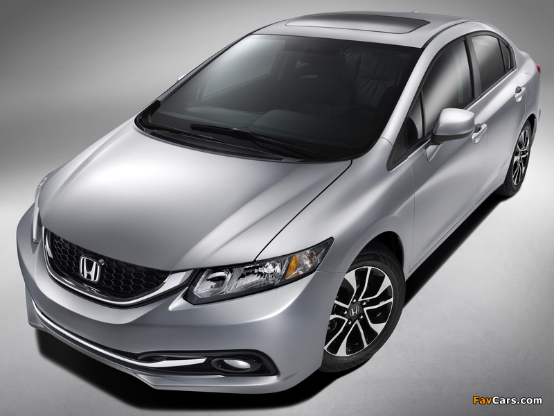 Honda Civic Sedan US-spec 2013 images (800 x 600)