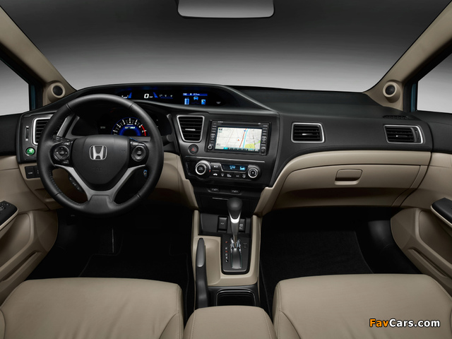 Honda Civic Hybrid 2013 pictures (640 x 480)