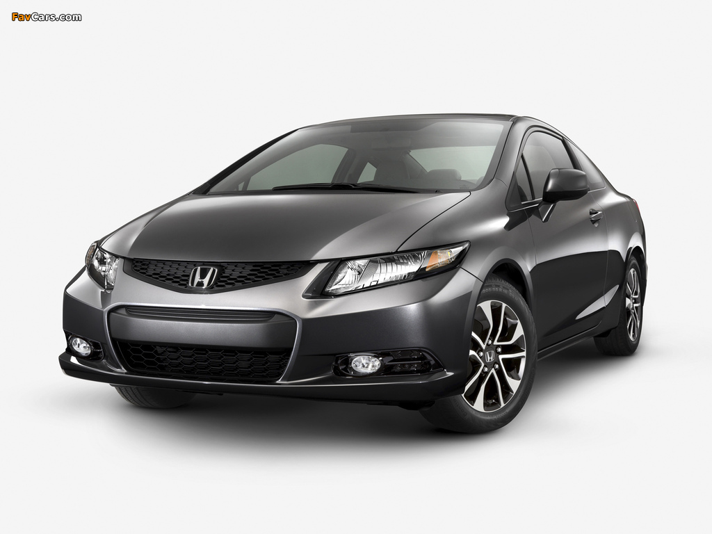 Honda Civic Coupe 2013 wallpapers (1024 x 768)