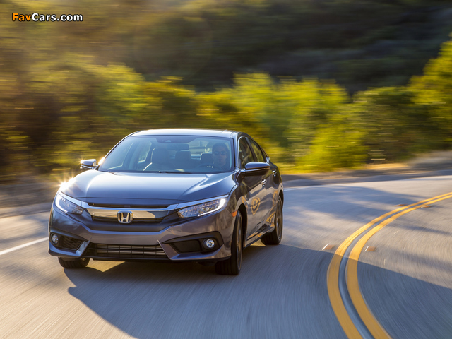 Honda Civic Sedan Touring US-spec 2015 photos (640 x 480)