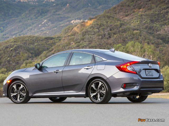 Honda Civic Sedan Touring US-spec 2015 wallpapers (640 x 480)