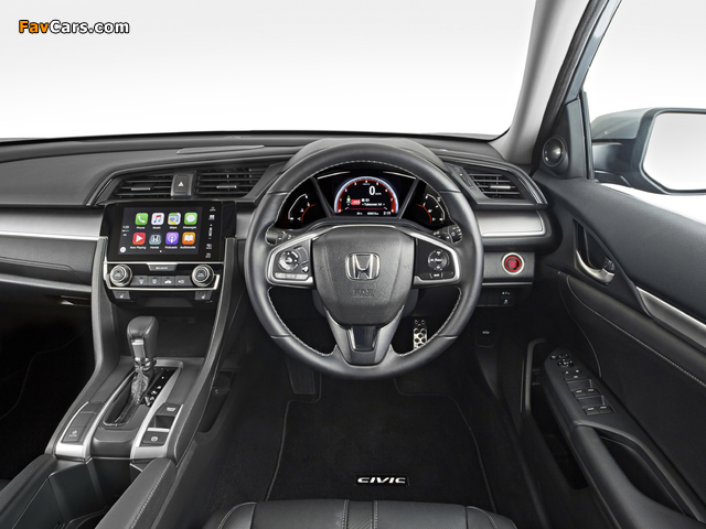 Honda Civic Sedan RS AU-spec 2016 pictures (640 x 480)