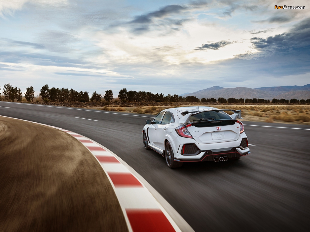 Honda Civic Type R North America (FK) 2017 wallpapers (1024 x 768)